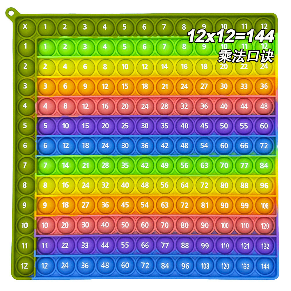 12x12 곱셈(녹색 가장자리 20cm)