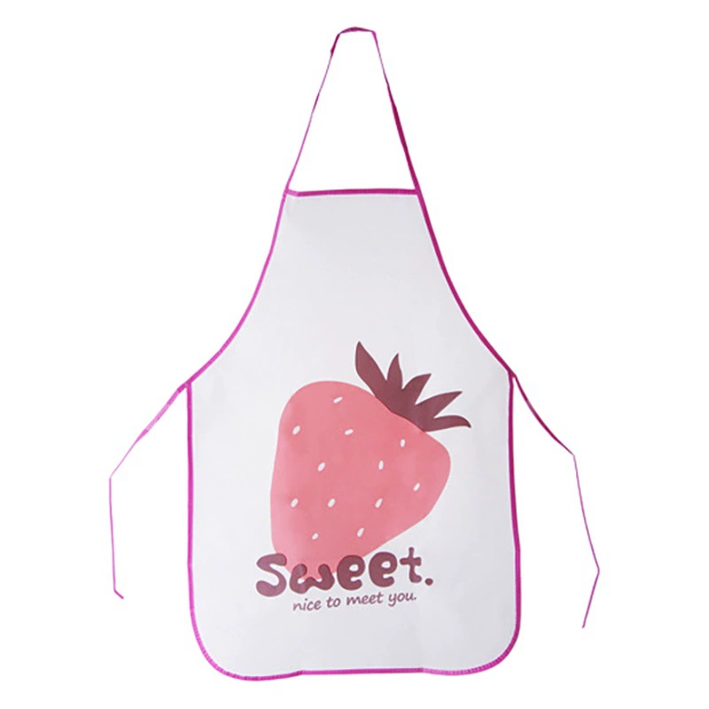 Фартук бытовой с фруктами одноразовый непромокаемый нагрудник кухонный кулинарный пояс маслостойкий кулинарный комбинезон без рукавов оптом