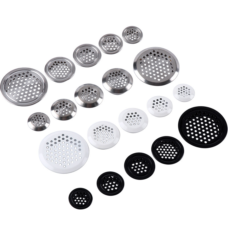 Stainless Steel Ventilation Holes for Cabinets, Cooling and Ventilation Mesh for Furniture Decoration, Shoe Cabinet and Wardrobe Ventilation Covers