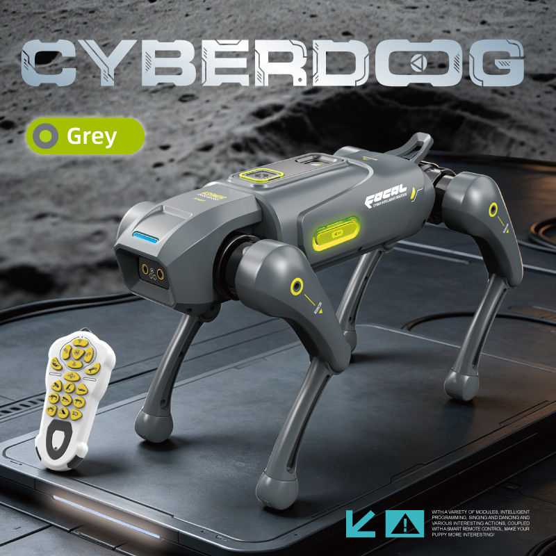 Yingjia18013 robot de control remoto inteligente perro modelo biónico perro mecánico AI control de voz juguetes eléctricos para niños