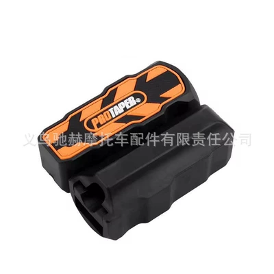 Cross-Border Hot-Selling Motorcycle Accessories Pro Front Footrest Rubber New Model Front Footrest Rubber Foot Pedal Protective Cover Cg125Wy Universal (Motorcycle pedals) - orange