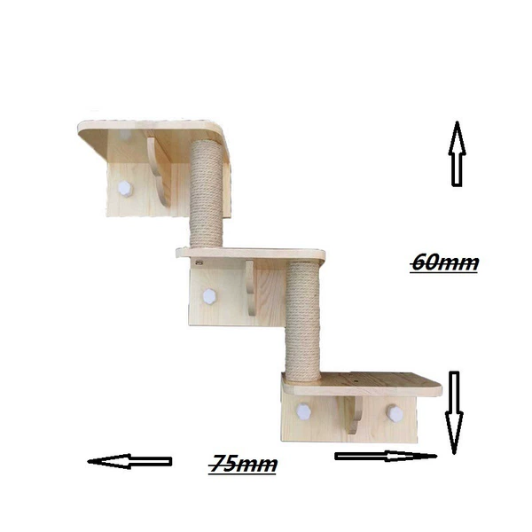 Climbing frame, ladder, increased thickness