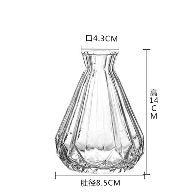 Jr-*small vase small mouth diamond
