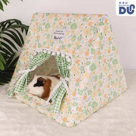 杜老汉跨境新款兔子帐篷荷兰猪帐篷宠物躲避屋睡觉荷兰猪窝兔子窝