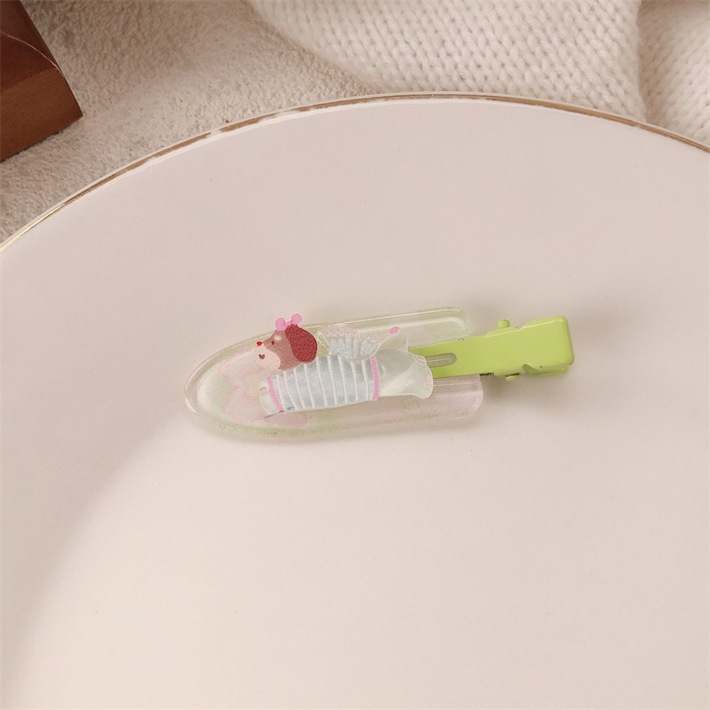 Un par de impresión de arco para niñas pinzas de cabello sin marcas de dibujos animados para mujeres adorables pinzas de cabello para el cabello de bordas rotas image 35