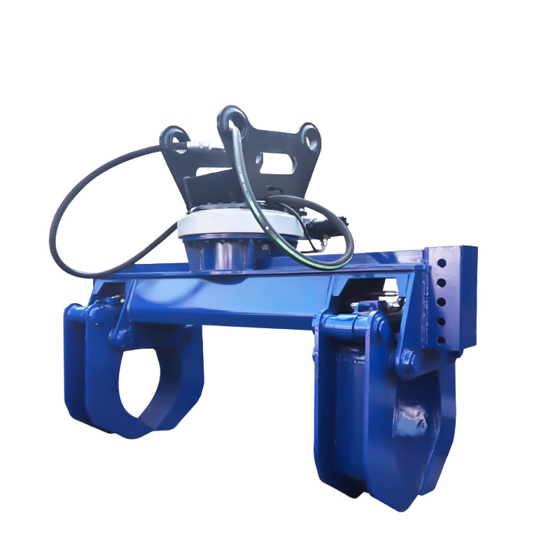 Caja hidráulica fotovoltaica de agarre de 360 grados de excavadora de pila de sujeción de elevación de poste eléctrico de elevación de poste