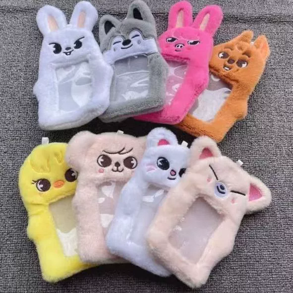 Campus Card Holder Li Longfu Felix Fangcan Bang Chan Student Card Holder Protective Star-Chasing Plush Card Holder