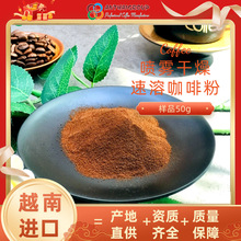 越南進口 噴霧干燥速溶咖啡粉 零蔗糖零卡純粉 商用黑咖原料樣品