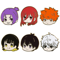 藍色監獄滴油胸章徽章合金配飾別針服裝背包飾品外貿跨境胸針熱銷