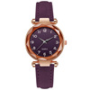 Starry sky, watch, matte belt for leisure, Korean style, simple and elegant design