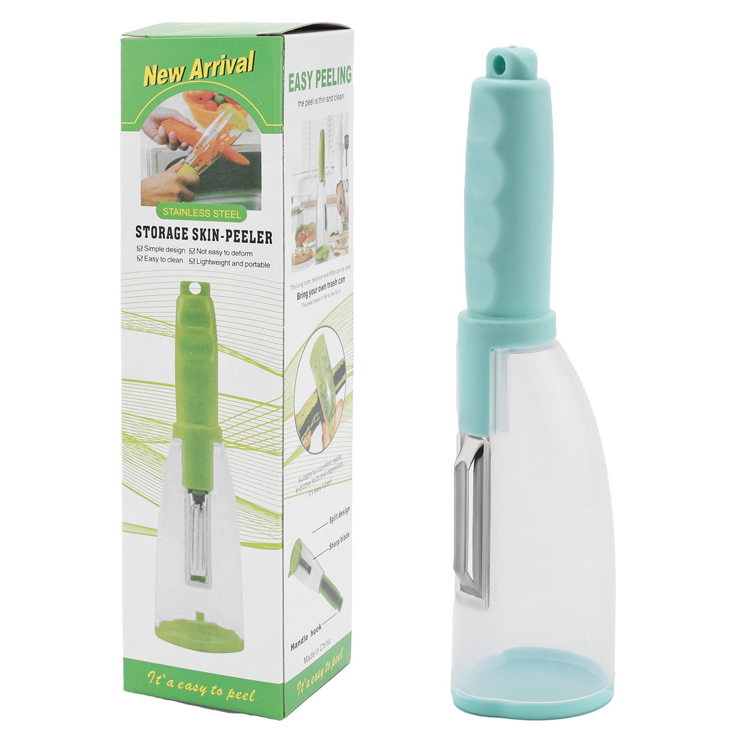 Fábrica nuevo melón cepillado vegetal y fruta pelador de almacenamiento melón cepillado pelador hogar cocina patata fruta melón pelador