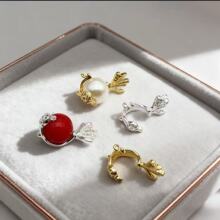 18k���~�����僸߱�ɫ�~β����diy�Ʒ����S�����l