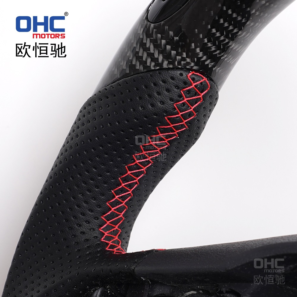 Suitable for Seat Leonmk3 Fr/Cupra Ibiza Carbon Fiber Smart Led Steering Wheel Modification
