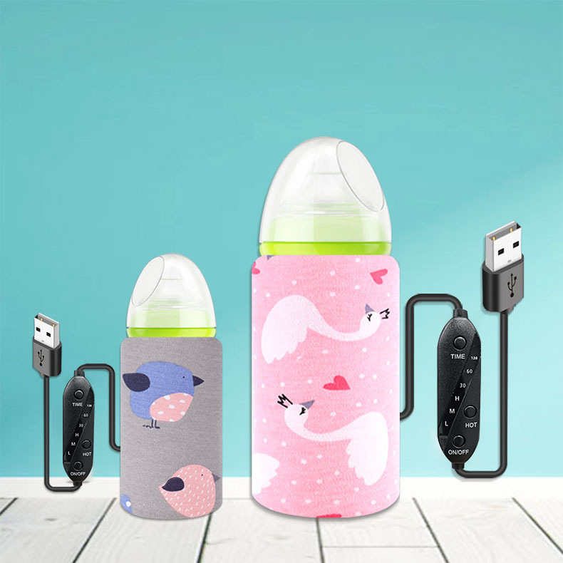 usb bottle thermos universal winter night milk warmer milk warmer outgoing portable heating constant temperature bag timing file