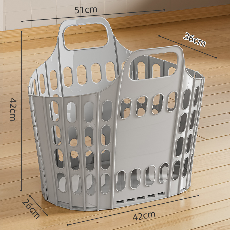 Cesta de ropa sucia plegable para el hogar baño de gran capacidad artefacto de ropa red baño de ropa sucia cesta de almacenamiento de ropa sucia