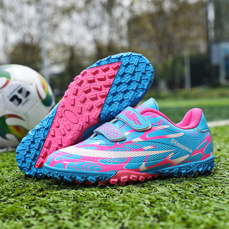 Football Shoes for Men, Women, Children, and Teenagers with Velcro Fasteners, Long Studs, Flat Studs, Low-Top Student Competition and Training Shoes Football Shoes for Men, Women, Children, and Teenagers with Velcro Fasteners, Long Studs, Flat Studs, Low-Top Student Competition and Training Shoes