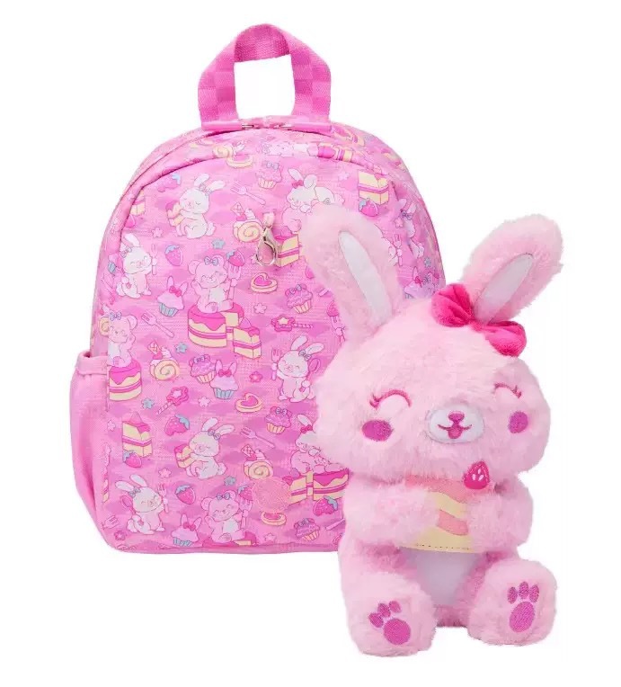 Australia miggle caricatura muñeca de peluche jardín de infantes pequeña clase mochila pequeña mochila gran capacidad