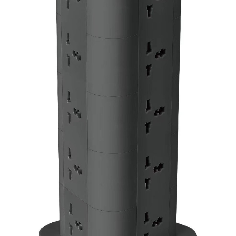 5 capas de torre de 25 orificios 2USB + 1PD Black Shell White Shell Estándar británico Estándar europeo Estándar estadounidense Túnez Catar Egipto