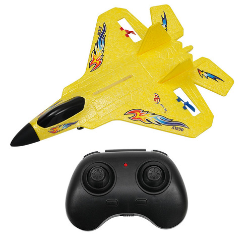 Raptor Glider Children's Gift 520 Remote Control Airplane Night Light Toy Model Foam Fighter Jet Wholesale