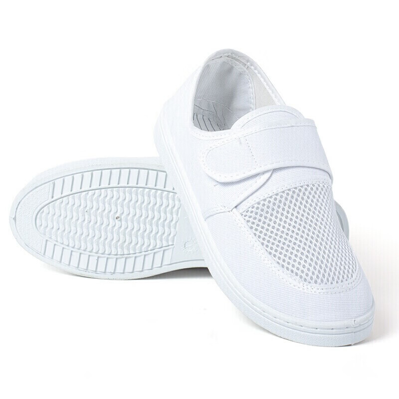 VLEN 网面防静电鞋 pvc材质鞋底柔软防滑耐磨透气舒爽轻便耐穿