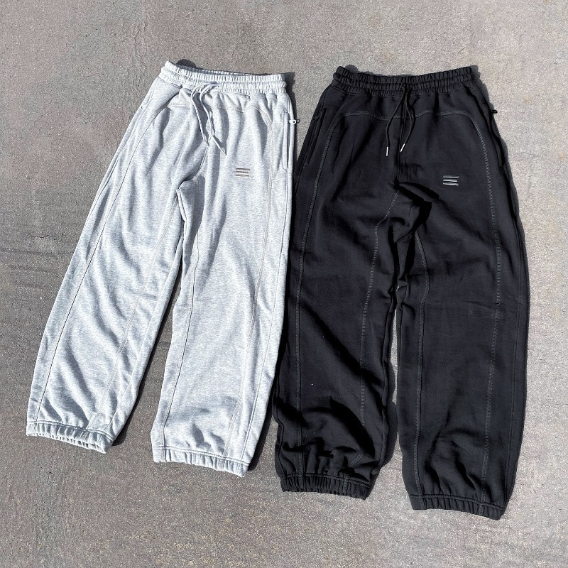 Pantalones deportivos versátiles, holgados e informales unisex, con bordado de estilo hip-hop urbano transfronterizo europeo y americano.