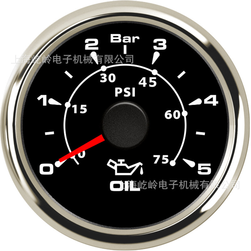 52mm pointer oil pressure gauge 5/10/30Bar oil pressure gauge oil pressure gauge pressure gauge threaded installation 52mm pointer oil pressure gauge 5/10/30Bar oil pressure gauge oil pressure gauge pressure gauge threaded installation