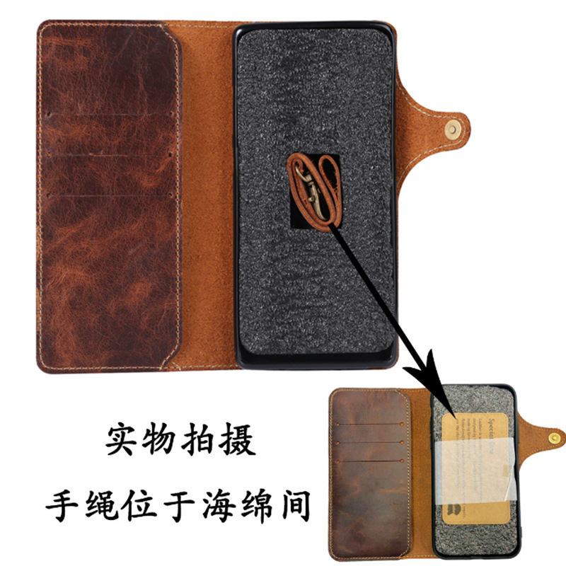 Denior Export Popular S25Ultra Oil Wax Cowhide Mobile Phone Leather Case S24 Genuine Leather Case S22 Wallet Protective Cover Denior Export Popular S25Ultra Oil Wax Cowhide Mobile Phone Leather Case S24 Genuine Leather Case S22 Wallet Protective Cover