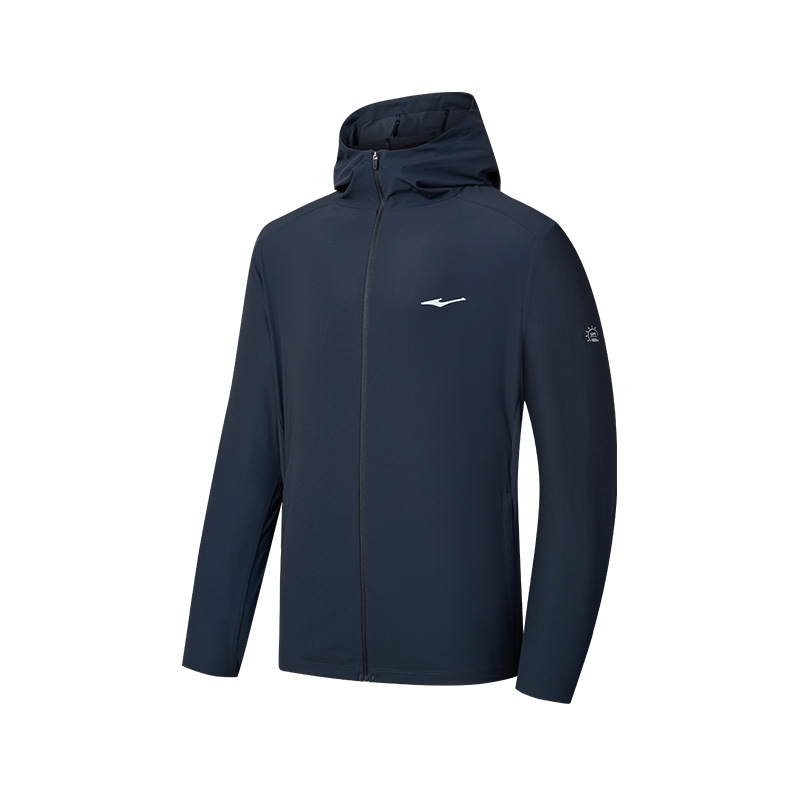 Bubble Ice 3丨Hongxing Erke Sun Protection Clothing Men's 2026 Summer Men's Knitted Ice Silk Quick-Drying Sun Protection Jacket