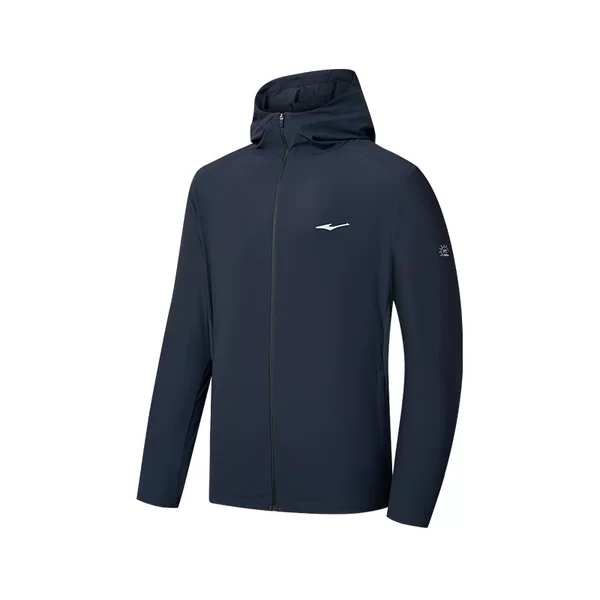 Bubble Ice 3丨Hongxing Erke Sun Protection Clothing Men's 2026 Summer Men's Knitted Ice Silk Quick-Drying Sun Protection Jacket
