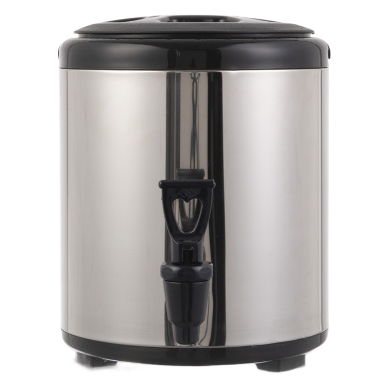 Thick long-lasting thermal milk tea bucket stainless steel thermal bucket commercial large capacity double-layer thermal insulation bucket soybean milk bucket