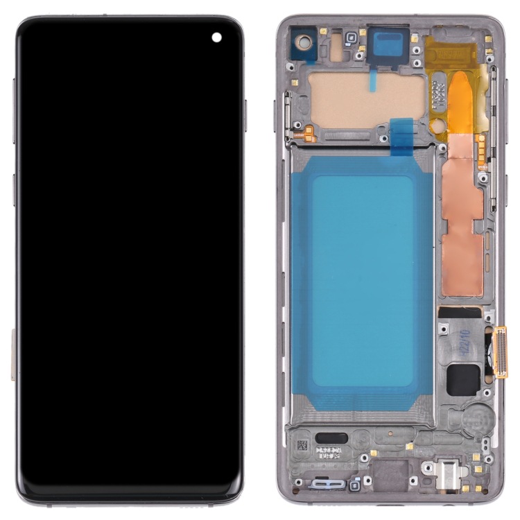 Para Samsung para Galaxy S10 SM-G973 TFT LCD táctil con marco