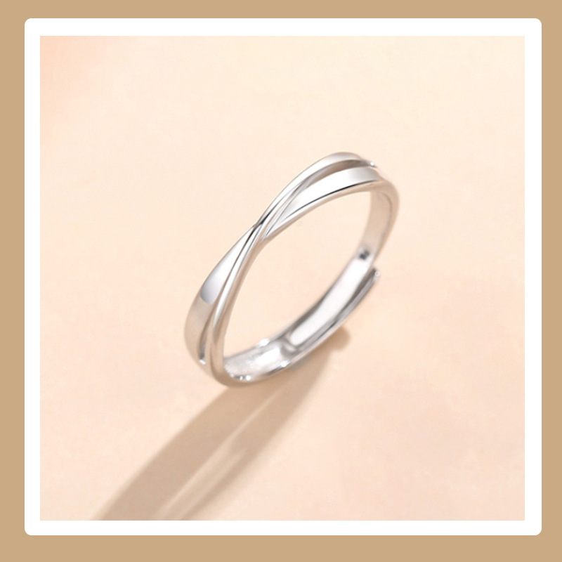 MOISSANITE 다이아몬드 반지 남성용  백금 도금 반지 모조 다이아몬드 반지 라이브 결혼 프로포즈 결혼 반지;