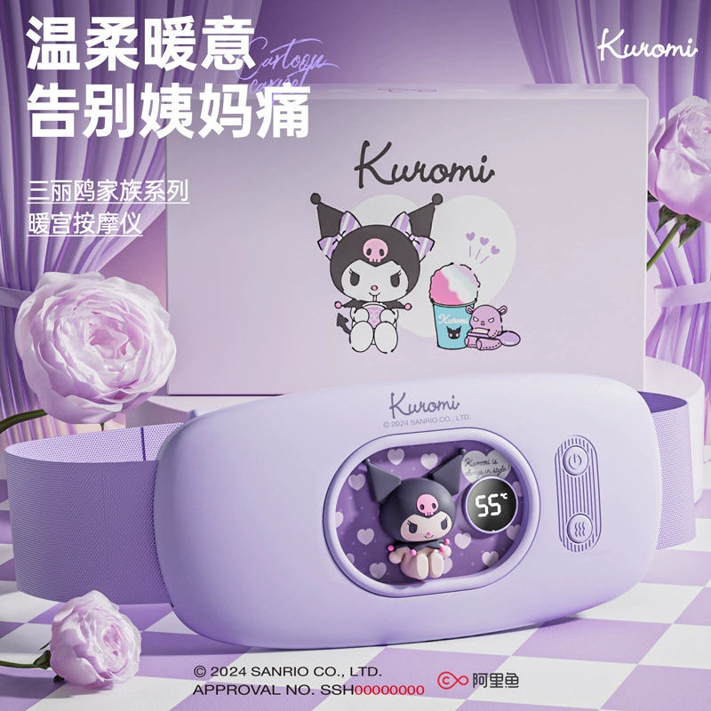 Массажный пояс Sanrio, пояс с электрическим подогревом, Куроми, подарок на день Святого Валентина для подруги, маленькая красная книга