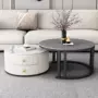 北欧圆形客厅家用茶几桌