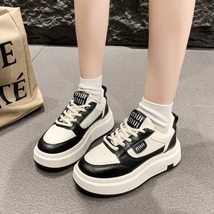Fashion shoes, fashion Joker, wear out your fashion fan! Black creamy-white Other Adult Male Rubber