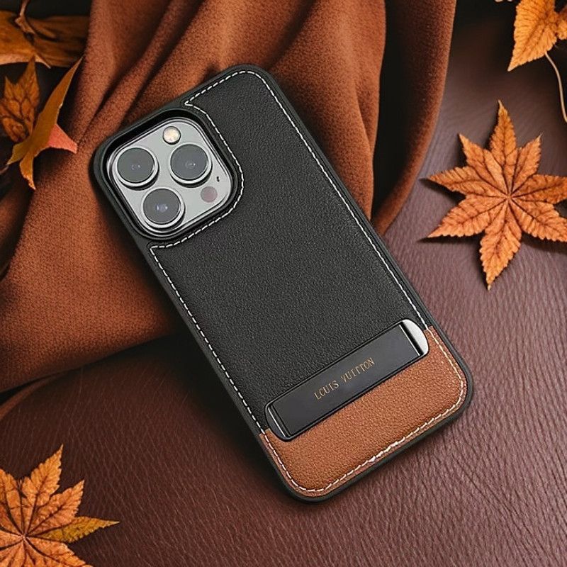 Ốp lưng da bò thật cao cấp cho iPhone 16 Pro Max, 13, 12, 14 phong cách kinh doanh — Đường màu đỏ đen và nhỏ, Đường màu xanh đen và nhỏ, Màu đen có vạch trắng nhỏ màu nâu, Đường trắng nhỏ màu đỏ và đen chi tiết 4