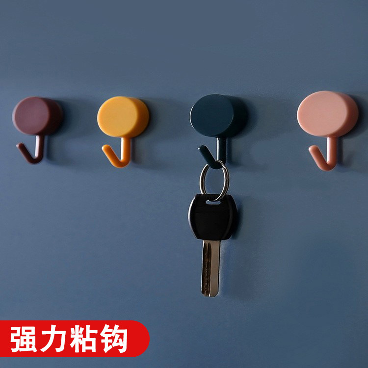 挂钩粘钩家用小挂钩强力粘钩厨房浴室壁挂无痕迷你小型强力粘钩子
