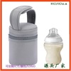 Handheld feeding bottle, milk warmer, thermocover