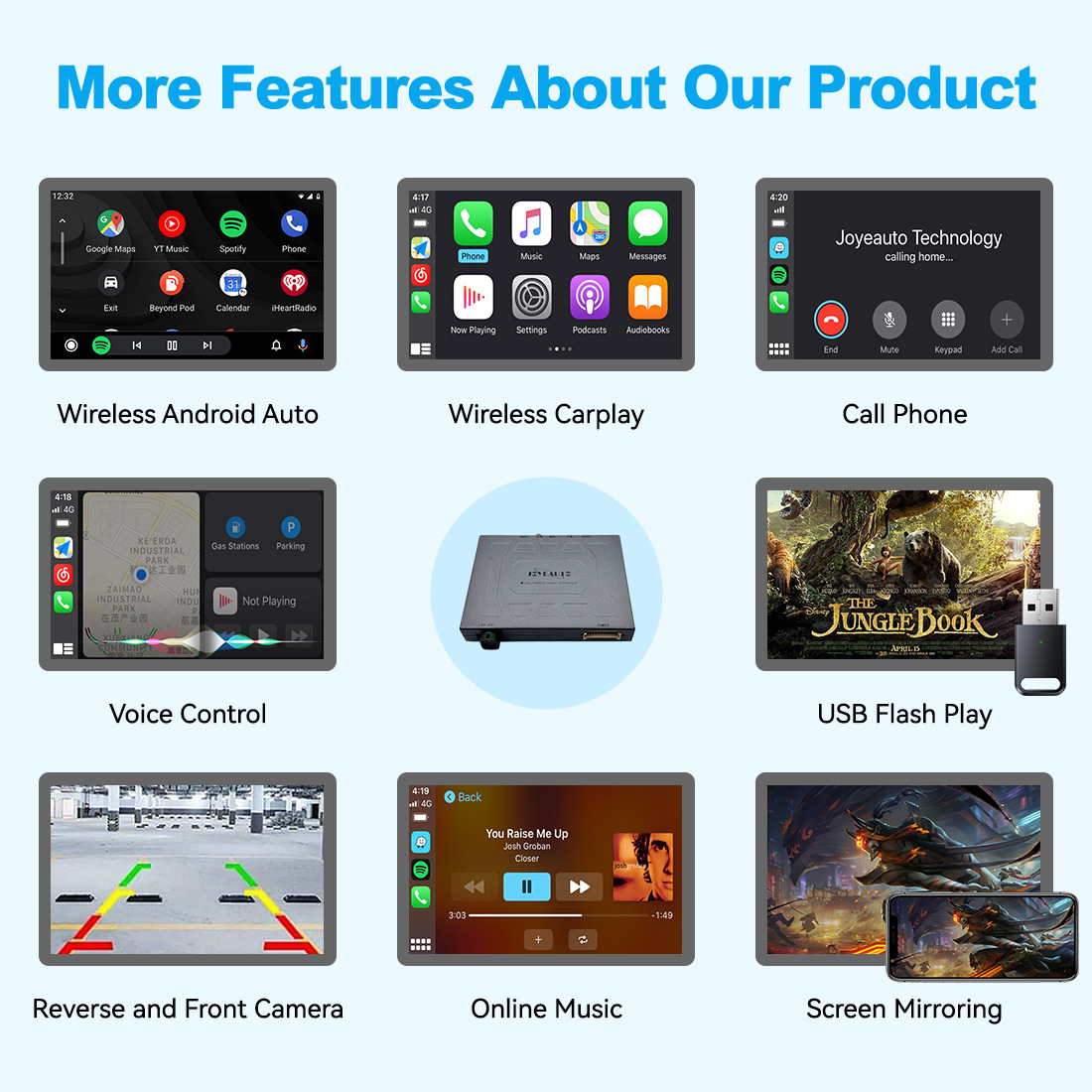 Infiniti Wireless Carplay Module 2017-2019 Infinit Qx70 Q70 Low Decoder