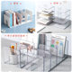 Acrylic Book Stand Transparent Student Desktop Storage Book Stand Bookholder Desk Office Stationery Storage Bookshelf Wholesale