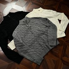 复古洋气老钱小刺绣短袖麻花针织衫女秋内搭外穿糯叽叽半袖毛衣