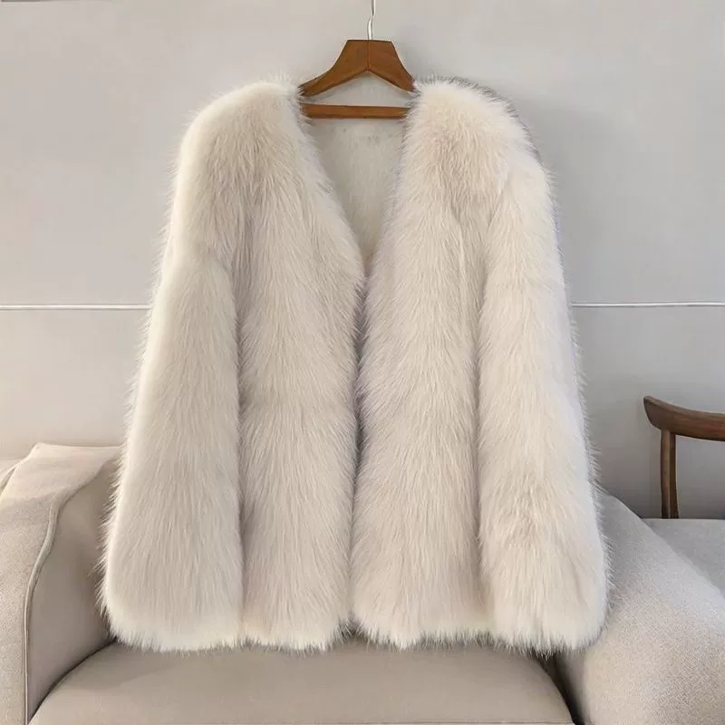 Long demi-season jacket, mid-length, increased thickness