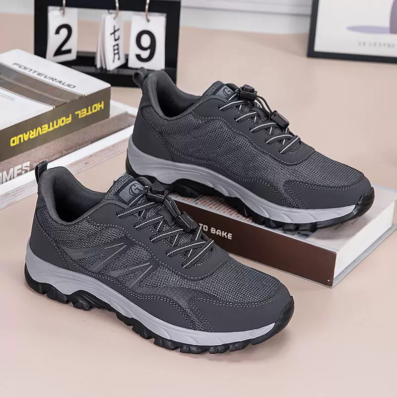 Осенняя новая 2024 пожилая обувь модная мода мода для родителей среднего и пожилого возраста легкие нескользящие кроссовки плюс размер