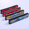 Cartoon metal harmonica, musical instruments, toy, children's education and upbringing