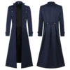 Men's coat hidden blue