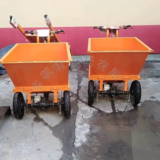厂家供应养殖场自卸手推车 家用电动推货车 推粮食用自卸翻斗车