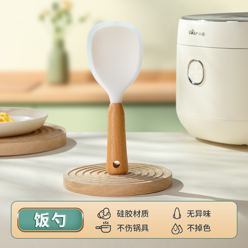 스타일 2 [나무 손잡이 - 밥숟가락] 반투명