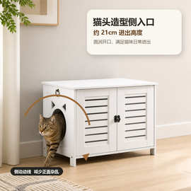 跨境客厅现代简约猫笼工厂批发宠物柜亚马逊热销板式家具猫猫柜潮