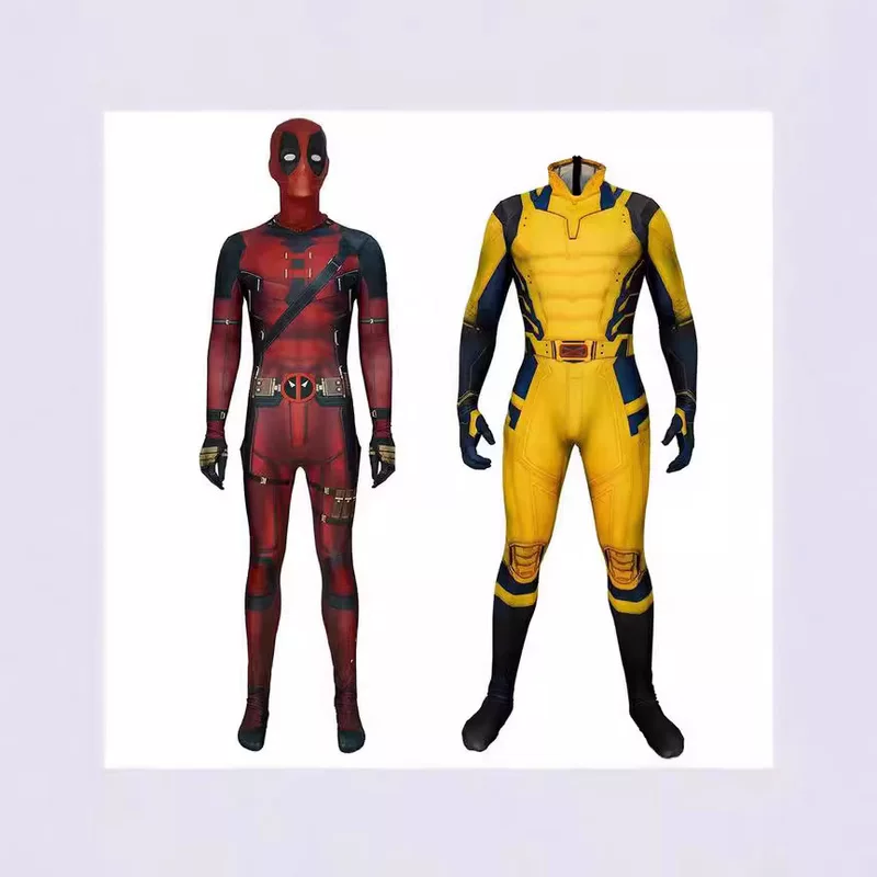 Коллекция костюмов на Хэллоуин Wolverine Deadpool 3 cosiay кросс-бордер костюмы колготки кросс-бордер волк дядя костюм