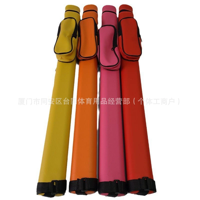 Цветная сумка для бильярдных киев из холста и кожи, портативный чехол для кия для игры в девятку, модная сумка для бильярдных киев